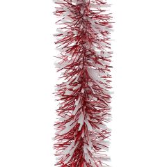 Festive Tinsel 200x10cm White/Red