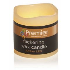 Premier Flicker LED Candle Cream 5cm