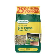Gardman No Mess Seed Mix 1.6kg + 25% Free