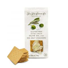 The Fine Cheese Company Gluten Free Extra Virgin Olive Oil & Sea Salt Crackers 125g 