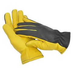 Ladies Gold Leaf Dry Touch Gardening Gloves