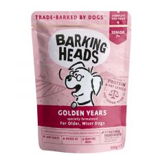 Barking Heads Golden Years Wet Food Pouch For Senior Dogs 300G