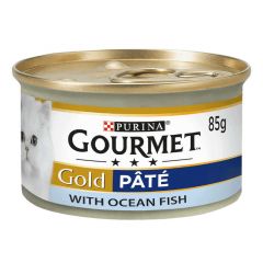 Gourmet Gold Pate With Ocean Fish Wet Food For Cats 85g