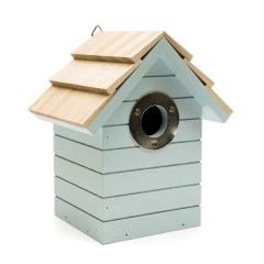 Henry Bell Beach Hut Nest Box Pale Blue