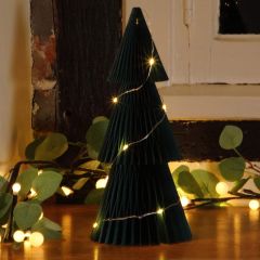 NOMA Honeycomb Tree with Warm White Wire Lights Green 30cm