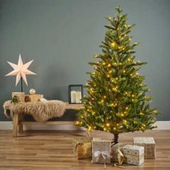 Allison Pine Artificial Christmas Tree W 430 Warm White/Classic Warm LED 210cm (7ft)