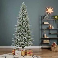Kaemingk Killington Fir Frosted Artificial Christmas Tree 180cm (6ft)