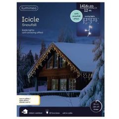 Kaemingk LED Icicle Lights 1416 Cool White