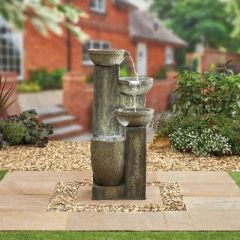 Kelkay Ash Columns Water Feature Including LEDs