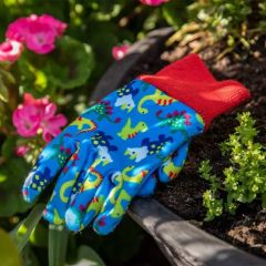 Kent & Stowe Blue Dinosaur Gardening Gloves