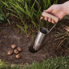 Kent & Stowe Stainless Steel Large Hand Bulb Planter