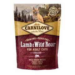 Carnilove Lamb & Wild Boar Adult Cat 400G