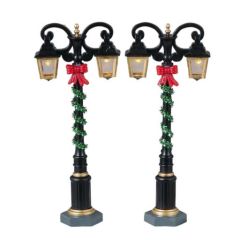 Lemax Splendid Lights Set of 2 Battery Operated 4.5V