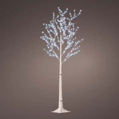 LED Birch Tree White 400 Cool White 150cm - Kaemingk
