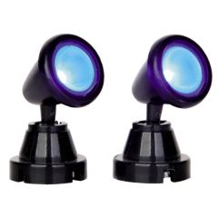 Lemax Round Spot Light Blue, Set of 2 BO (4.5V)