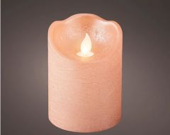 Kaemingk LED Waving Candle 7.5x10cm Light Pink