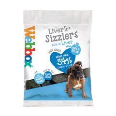 Webbox Liver Sizzlers Dog Treats 150g