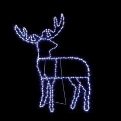 Premier Twinkle FlexiBright Reindeer 294 White LED 80cm