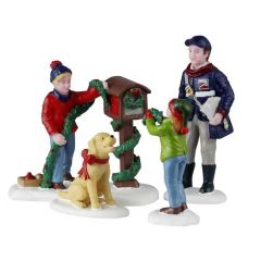 Lemax Mailbox Decorating Set of 4