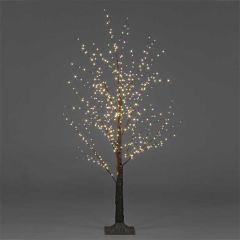 Snowtime Black Micro Dot Tree 1.2m with 500 Warm White LEDs