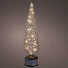 Kaemingk Micro LED Rotating Tree 11x39cm Amber Warm White