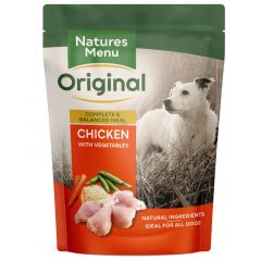 Natures Menu Chicken Wet Food Pouch For Dogs 300g