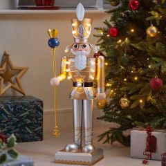 InLit Nutcracker Gold/White