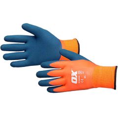 Ox Waterproof Thermal Latex Gloves - Size 10/XL