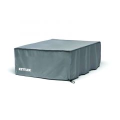 Kettler Palma Low Lounge Footstool/Coffee Cover (Grey)