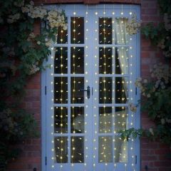 Smart Garden Curtain String Lights Party Warm White 210x162cm