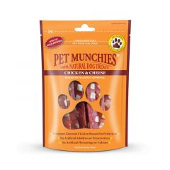 Pet Munchies Chicken & Cheese Dog Treats 100g