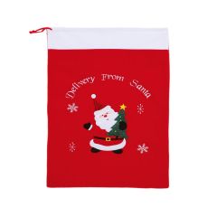 Premier Christmas Sack Felt Red Santa 70cm