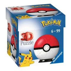 Pokemon Pokeball 3D Puzzle 54 Piece Puzzle