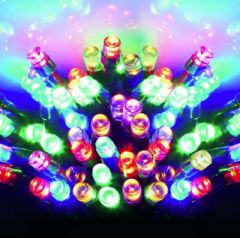 Premier LED Timelights With Timer - 50 LED Multi-coloured