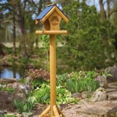 Tom Chambers Quercus Slate Roof Bird Table 