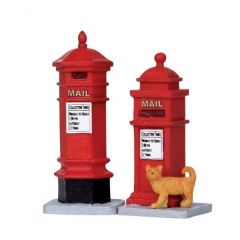 Lemax Victorian Mailboxes, Set Of 2