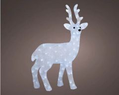 Acrylic Deer 150 Cool White 32x77cm - Kaemingk