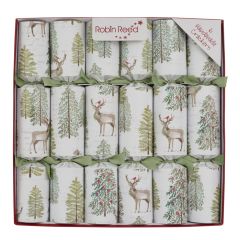 Robin Reed Classic Cracker Set of 6 Sage Woodland