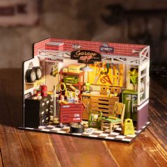 Rolife Garage Workshop DIY Miniature House Kit