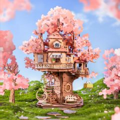 Rolife Sakura Tree House DIY Wooden 3D Puzzle TGS04