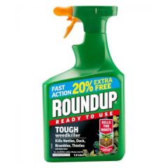 Roundup Tough Ready To Use 1.2L +25% Extra Free