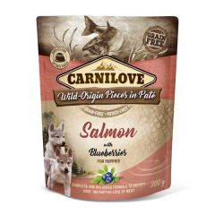 Carnilove Dog Pouch Salmon with Blueberries Puppy