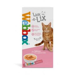 Webbox Salmomn Lick E Lix Cat Treats