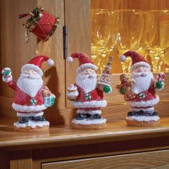 Smart Garden Polyresin Figure Santas Treats (3 Assorted) 14x9x6cm