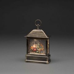Konstmide Water Lantern Santa & Sled with Reindeer