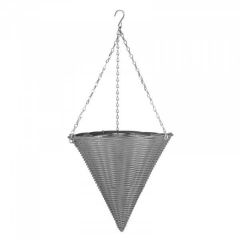 14'' Slate Faux Rattan Cone - Smart Garden