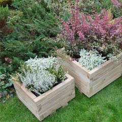 Forest Garden Kendal Square Planter Small