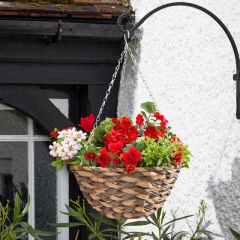 Smart Garden Faux Rattan Basket 14 inch - Earth Braid