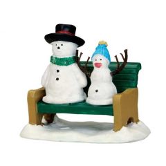 Lemax Snowdad & Snowbaby 