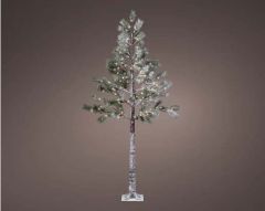 LED Snowy Pine Tree 96 Warm White 180cm - Kaemingk